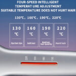 Kemei KM-2052 Professional Hair Straightener – Sleek Design with Ceramic Coated Plates - Image 8