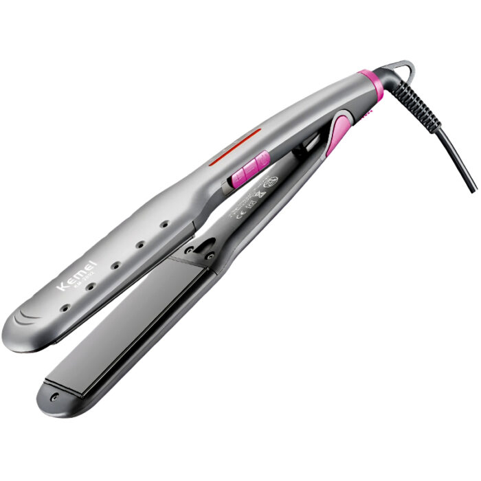 Kemei KM-2052 Professional Hair Straightener – Sleek Design with Ceramic Coated Plates - Image 10