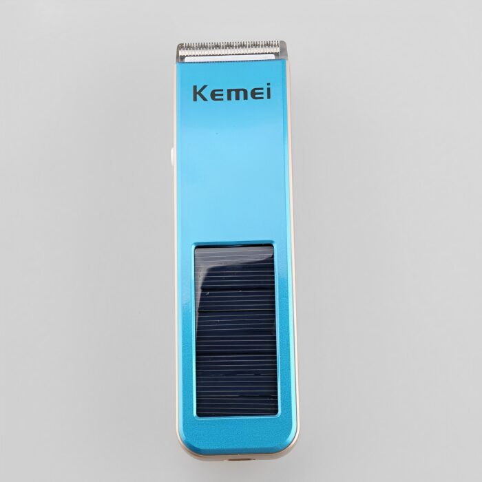 Kemei KM-579 Solar Powered Rechargeable Hair Clipper - Image 3