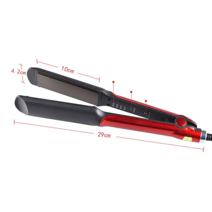 Kemei Professional Hair Straighteners Flat Iron Tourmaline Ceramic Hair Care Styling Tool - Image 3