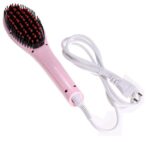 LCD Straightening Fast Smoothing Electric Hair Straightener Brush Ceramic Heating Temperature Display Hair Comb - Image 2
