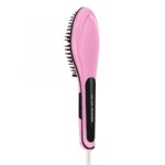 LCD Straightening Fast Smoothing Electric Hair Straightener Brush Ceramic Heating Temperature Display Hair Comb - Image 4