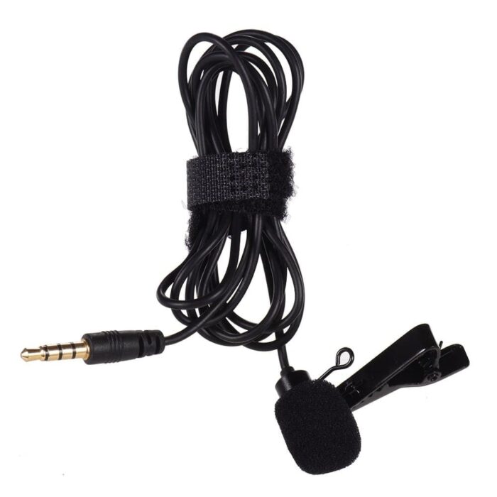 Lavalier Microphone Omni-Directional Clip-On Mic With Cable - Image 1