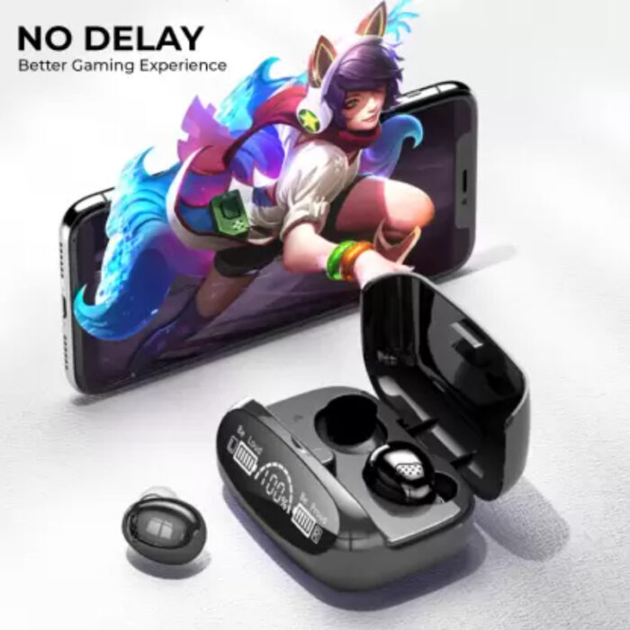 M32 TWS 5.1 Low Latency Gaming Wireless Earbuds With Powerbank - Image 7