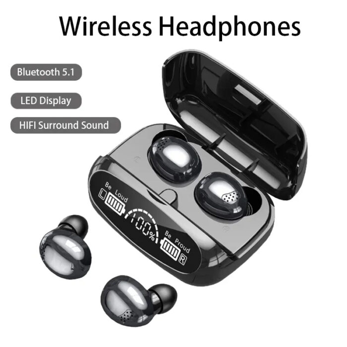 M32 TWS 5.1 Low Latency Gaming Wireless Earbuds With Powerbank - Image 8