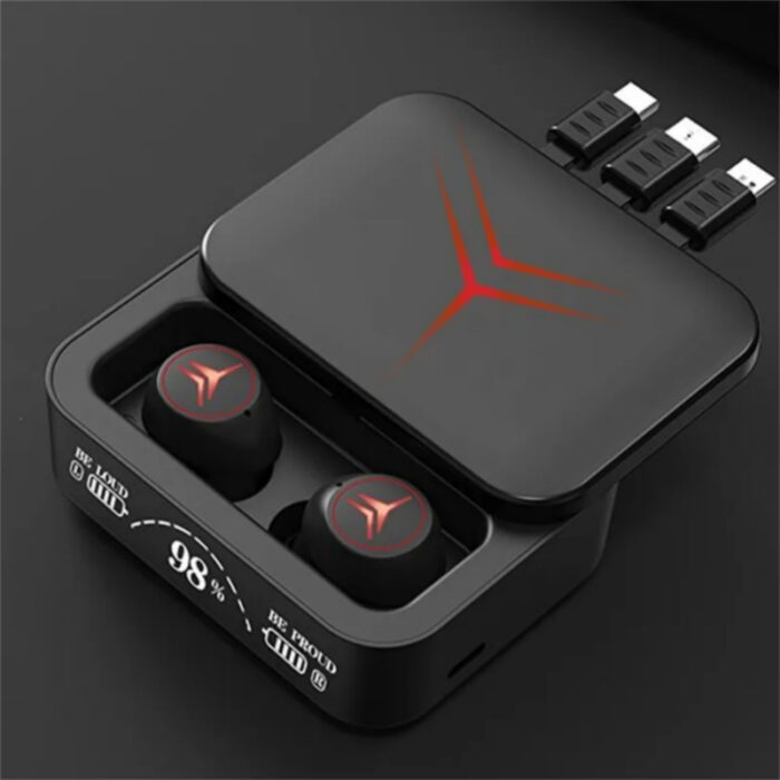 M88 V5.3 Dual Mode Zero Delay LED Display Wireless Earbuds With Power Bank Option - Image 1