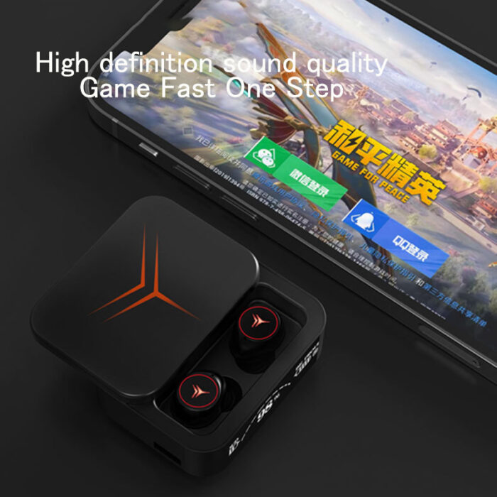 M88 V5.3 Dual Mode Zero Delay LED Display Wireless Earbuds With Power Bank Option - Image 8