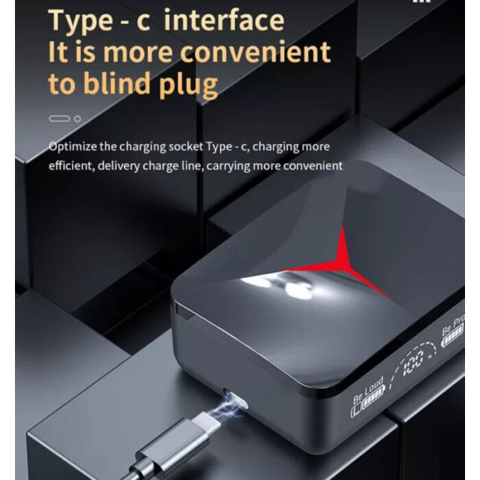 M90 Pro TWS Touch Control Wireless Bluetooth Earbuds With LED Display & Power Bank - Image 3