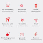 M90 Pro TWS Touch Control Wireless Bluetooth Earbuds With LED Display & Power Bank - Image 4