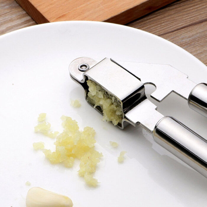 Eco-Friendly Stainless Steel Manual Operate Garlic Press - Image 2