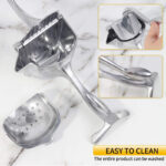 Manual Juice Squeezer Aluminum Alloy Heavy-Duty Hand Pressed Fresh Juice Extractor - Image 2