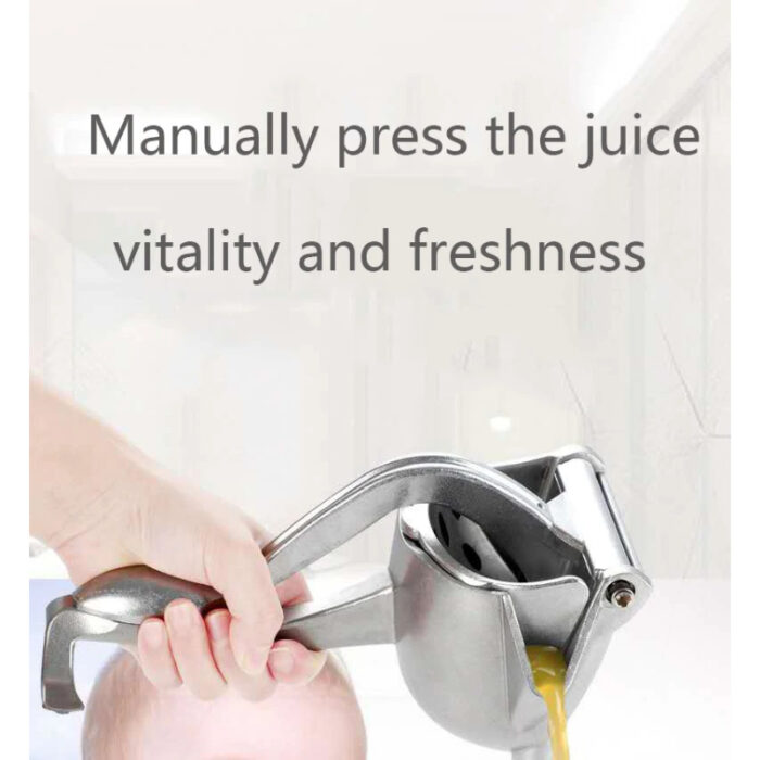 Manual Juice Squeezer Aluminum Alloy Heavy-Duty Hand Pressed Fresh Juice Extractor - Image 6