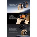 Mibro T2 Smartwatch with 1.75″ AMOLED Screen, Dual-Core 2-In-1 Chip, GPS & Dual Straps - Image 7