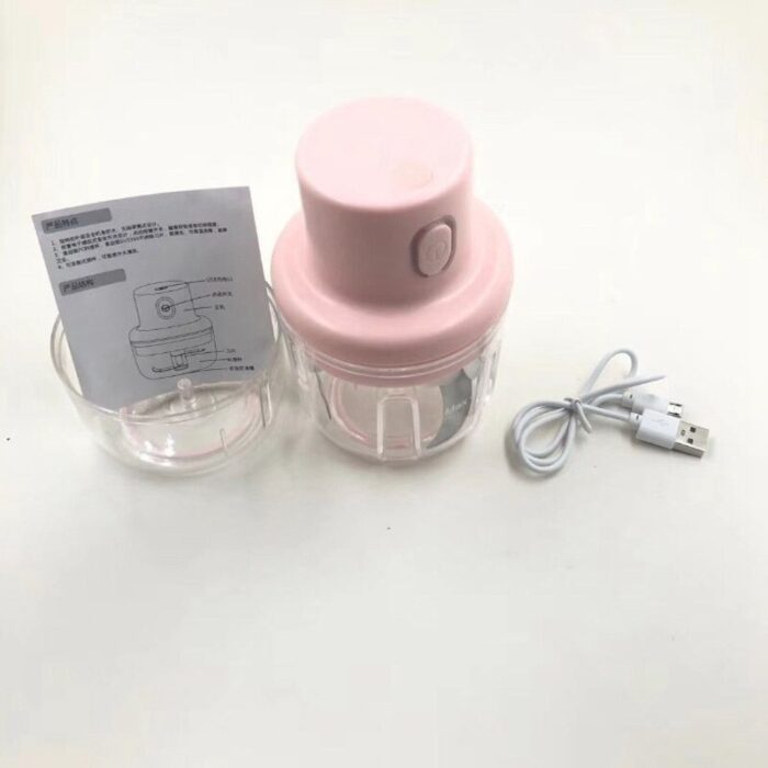 250ML Mini Electric Garlic Food Chopper Ginger Vegetable Crusher Food Blender Processor - Image 7