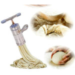 Mini Portable Manual Operation Stainless Steel Pasta Maker With 3 Press Molds - Image 7