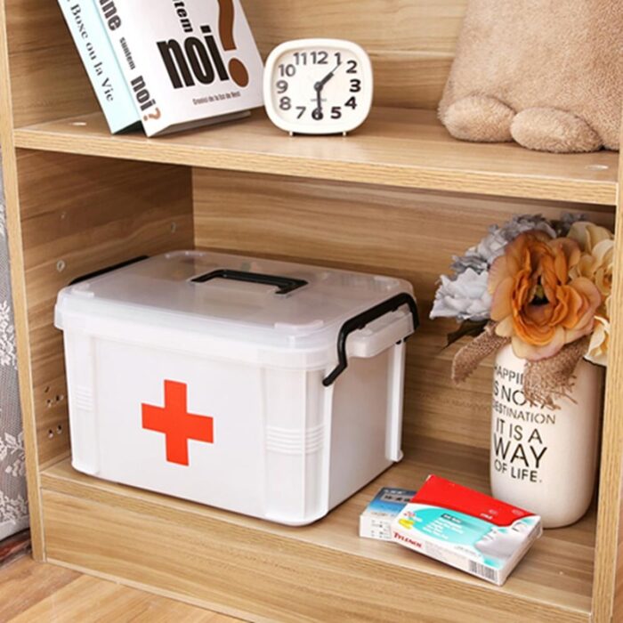 Multi-Layer Medicine Storage Organizer First Aid Box - Image 4