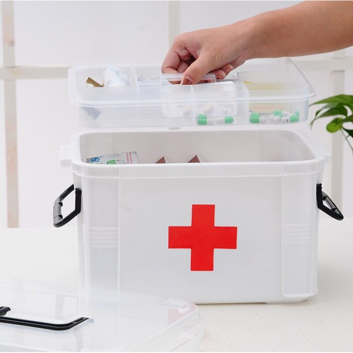 Multi-Layer Medicine Storage Organizer First Aid Box - Image 6
