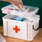 Multi-Layer Medicine Storage Organizer First Aid Box