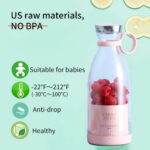 Portable Powerful Rechargeable 380ml Juicer Blender - Image 2