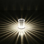 Portable USB Rechargeable RGB Lighting Crystal Touch Control Table Lamp - Image 8