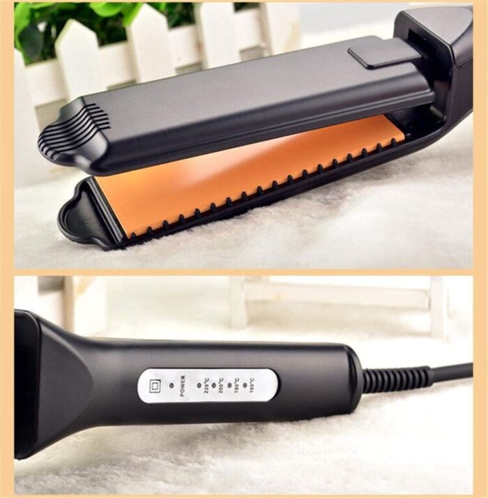Professional Electric Hair Straightener Hair Flat Iron Ceramic Heat Curler - Image 2