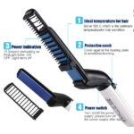Quick Hair Straightener Brush For Men Multifunctional Styler Comb Mini Electric Hair Tool - Image 5