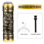 RAZOR HW-T8 Mini Portable USB Rechargeable Dragon Design Electric Shaver - Image 3