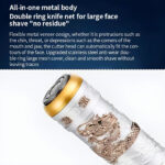 RAZOR HW-T8 Mini Portable USB Rechargeable Dragon Design Electric Shaver - Image 6