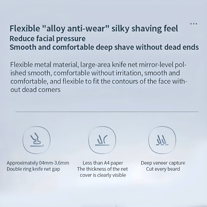 RAZOR HW-T8 Mini Portable USB Rechargeable Dragon Design Electric Shaver - Image 7