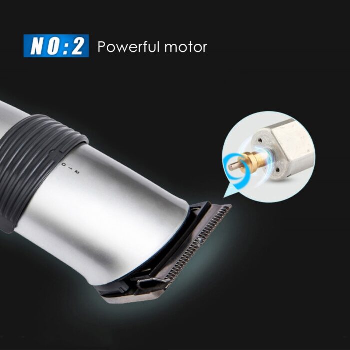 Rechargeable Hair Trimmer Clipper With Charging Stand 8 Hours Charge Time - Image 3