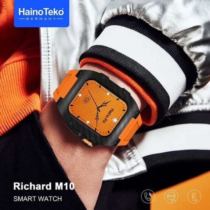Richard M10 Smartwatch with Wireless Charging and Three Stylish Straps - Image 5