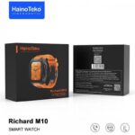 Richard M10 Smartwatch with Wireless Charging and Three Stylish Straps - Image 4
