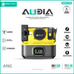 SOVO AUDIA SWM-575 Dual Wireless Lavalier Microphone System with Charging Case, 2.4G Noise Reduction for Interview, Recording, and Content Creation - Image 5