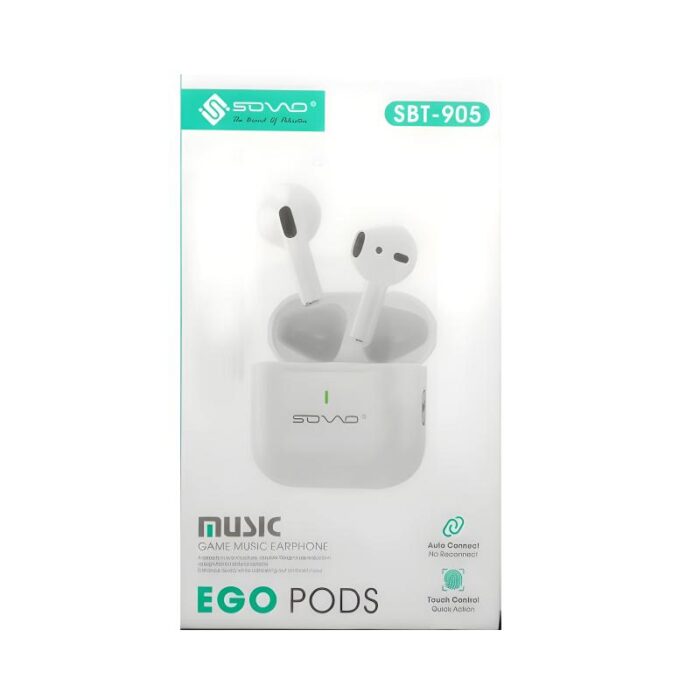 SOVO Ego Pods SBT-905 Touch-Control Waterproof Wireless Airpods For Ultimate Convenience - Image 7