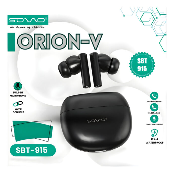 SOVO Orion-V SBT-915 High-Fidelity Super Bass Airpods - Image 4