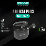 SOVO SBT-907 Heavy Bass Wireless Headset With ENC Support Musical Pods For Enhanced Audio Experience - Image 5
