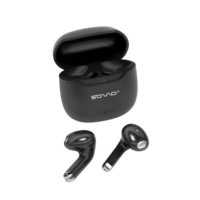 SOVO SBT-907 Heavy Bass Wireless Headset With ENC Support Musical Pods For Enhanced Audio Experience - Image 1