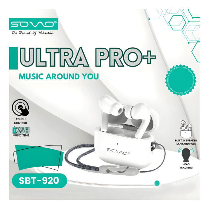SOVO SBT-920 Ultra Pro+ True Wireless Superior Sound – AirPods - Image 1