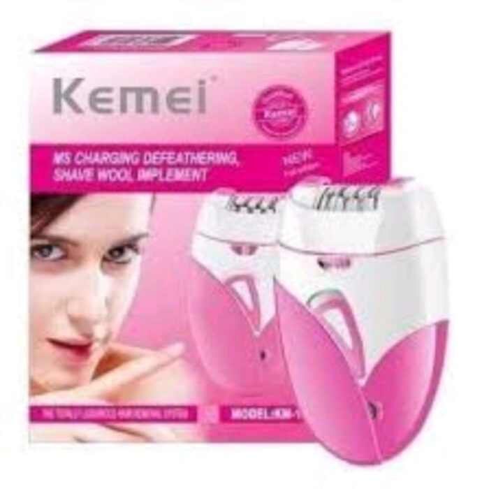 KM-189A Women Electric Rechargeable Hair Removal Epilator - Image 8