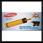 Samsung SM-777 Uni-Directional Tie Clip Collar Microphone Professional Wired Lapel Mic 6.35mm Jack - Image 4