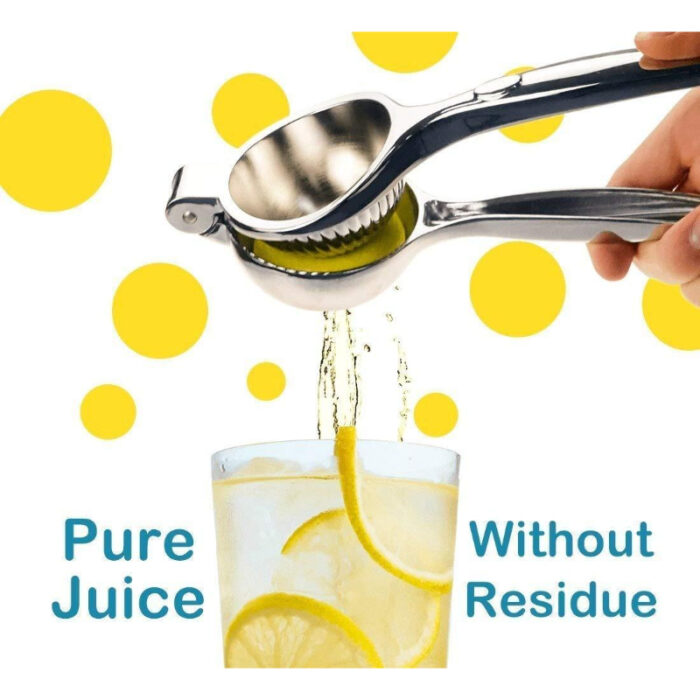 Hand-Operated Single Press Stainless Steel Lemon Squeezer - Image 2