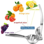 Hand-Operated Single Press Stainless Steel Lemon Squeezer - Image 3