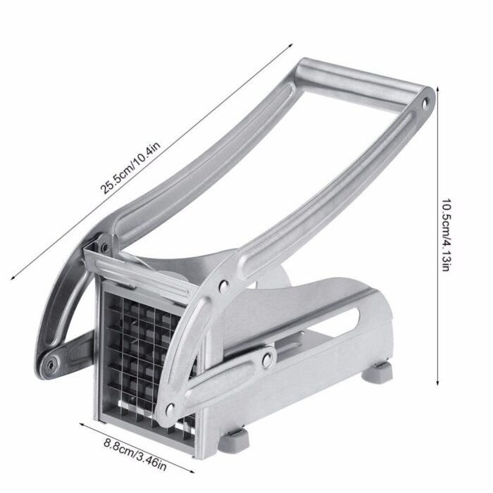 Stainless Steel French Fries Potato Cutter Slicer Potato Chips Making Machine - Image 9