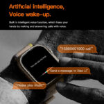T10 Ultra Smartwatch with 2.09-Inch Infinite Display and Bluetooth Calling Features - Image 5