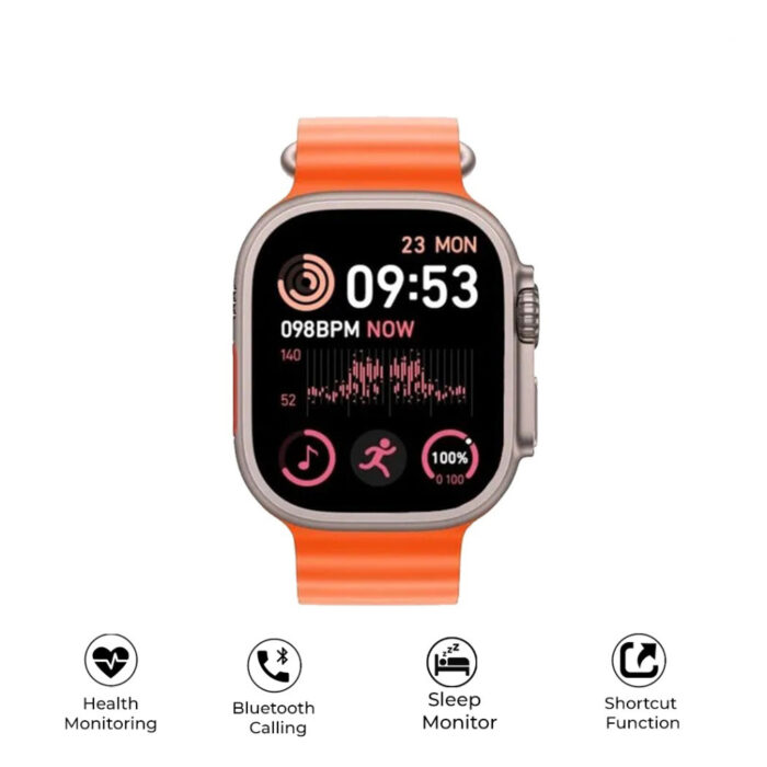 T800 Ultra 2 Smartwatch with 1.99″ HD IPS Display, Series 9 & Bluetooth Call - Image 3