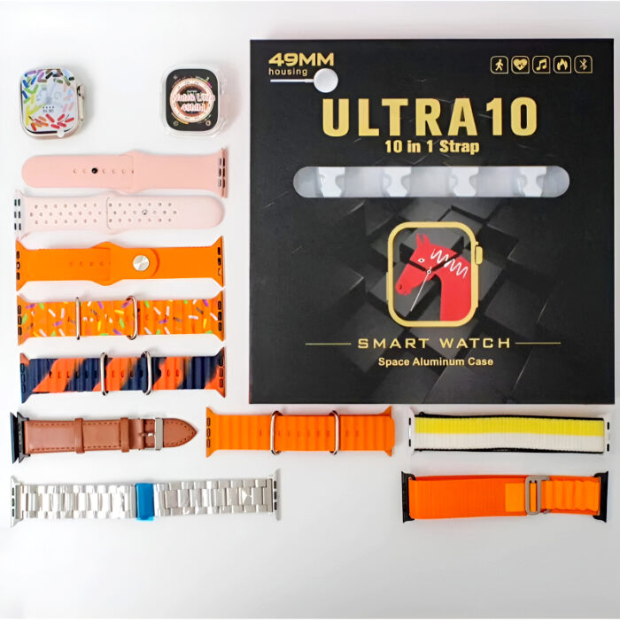 Ultra10 49mm Smartwatch with Bluetooth Calling, Sleek Design & 10 Interchangeable Straps - Image 7