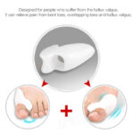 Pack Of 4 Pairs Silicone Gel Foot Fingers Hole Bunion Toe Separator Thumb Valgus Protectors - Image 8