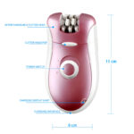 KM-2068 Kemei 2-In-1 High-Quality Electric Rechargeable Shaver Epilator For Women - Image 9