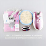 KM-2068 Kemei 2-In-1 High-Quality Electric Rechargeable Shaver Epilator For Women - Image 10