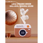 X73 Retro Camera Design TWS Wireless Earbuds – Hi-Fi Stereo Sound, ENC Noise Cancellation, Digital Display and IPX4 Waterproof - Image 5